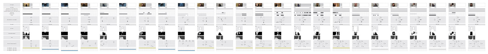 Violet Bast: The application of cinematic aesthetic techniques through a horror film scene initiates the investigation of how a filmmaker might analyze a scene, rather than an architect. Both disciplines are firmly anchored to location and setting, yet each engage and construct their worlds with distinctive characteristics and opportunities. In this exercise, it is vital to learn how to read and draw a movie, rather than simply watch it.  