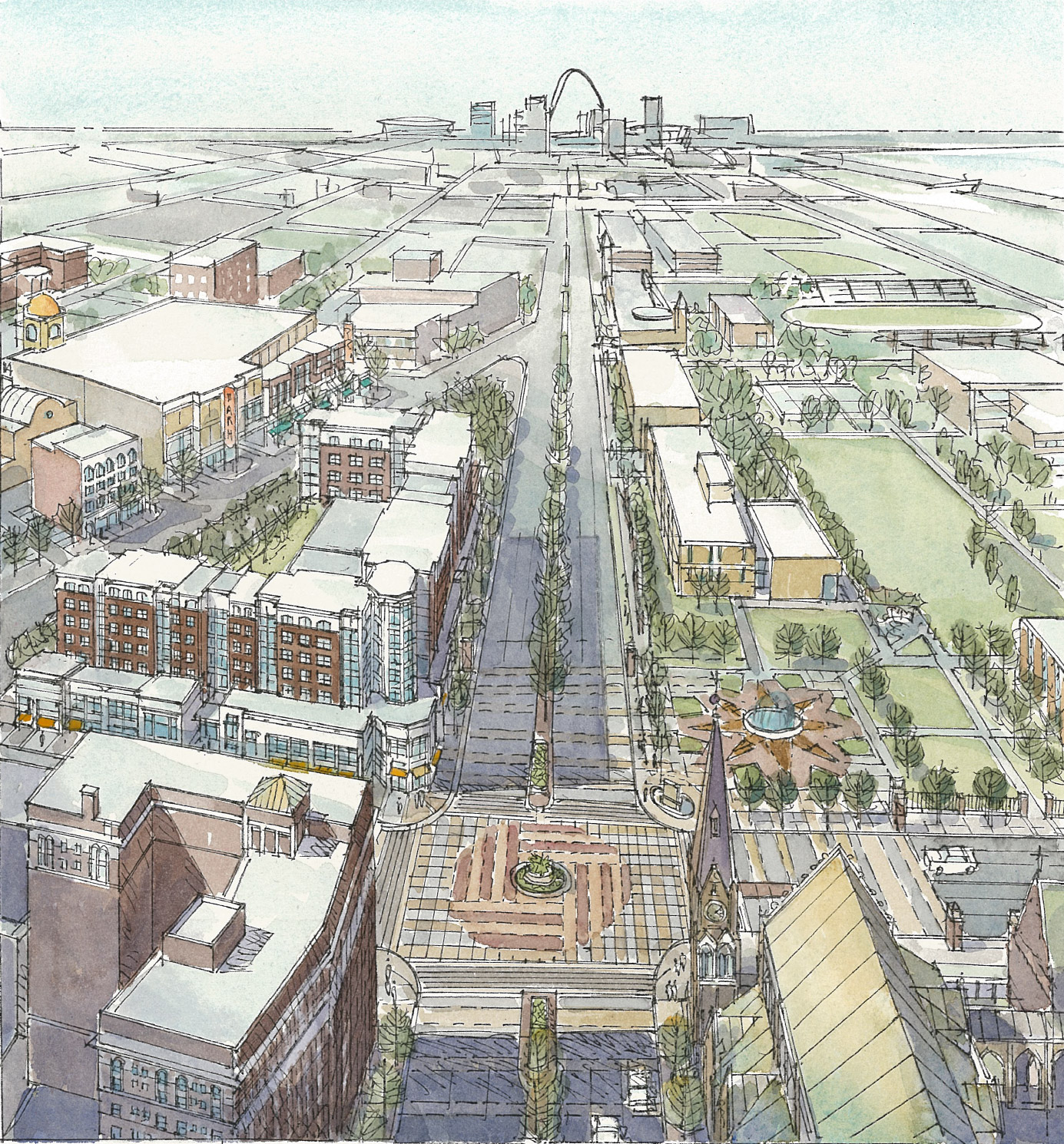 Grand Avenue Redevelopment Proposal - St Louis, MO (Antunovich and Associates, Chicago, IL)
