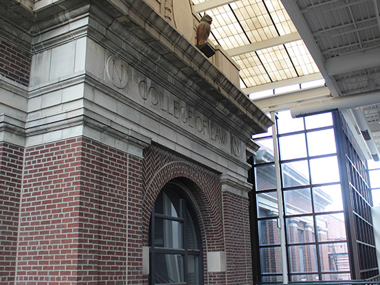 Link area combining old Architecture Hall with new area