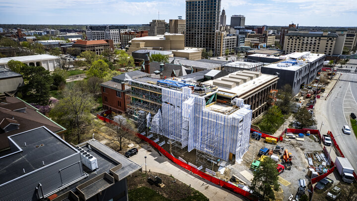 Construction on New Addition 