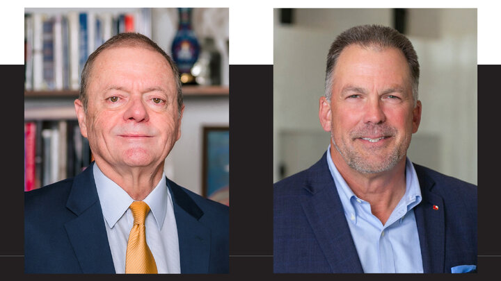 Photo of Alumni Association Honorees: David Howlett & Griff Davenport