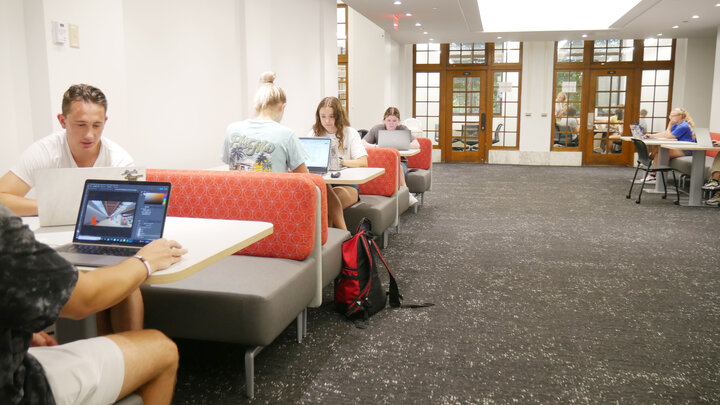 New Library Hallway