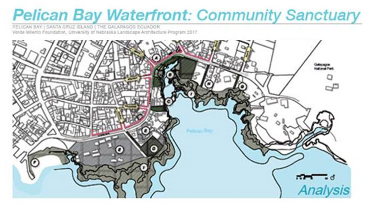 a map of the pelican bay waterfront: community sanctuary