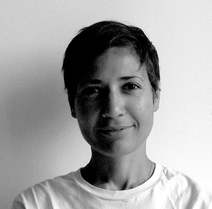 black/grey headshot of Cristina Murphy